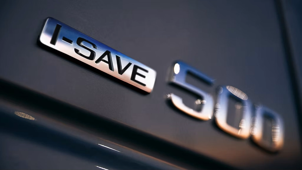 Volvo i-save 500 badge
